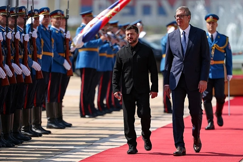 Zelenski u Beogradu: Zahvalio se Vučiću na podršci koju Srbija pruža ukrajinskom narodu